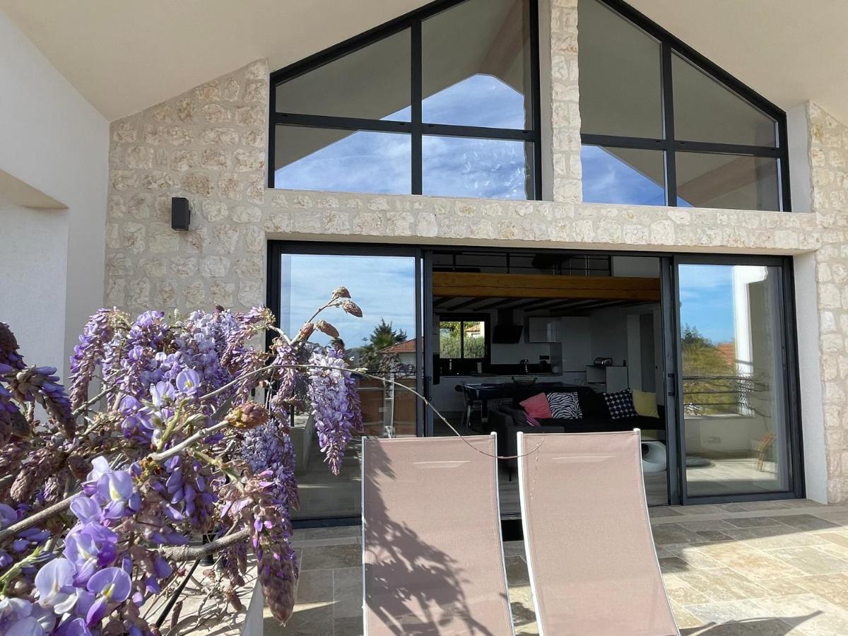 Sublime Haut De Villa Apercu Mer /Hippodrome / Cagnes-sur-Mer Exterior photo